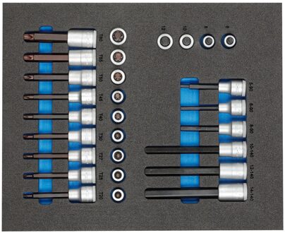 Gedore Dopsleutelset | 1/2" | In 2/4 CT-module - 2957450
