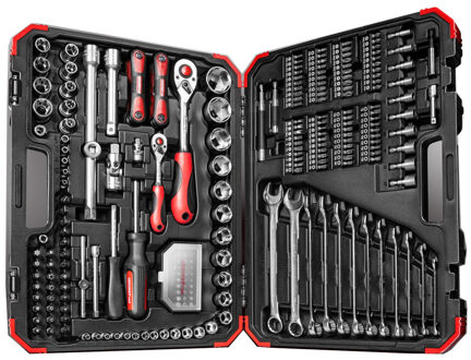 Gedore Dopsleutelset 1/4+1/2 232tlg Gereedschapsset