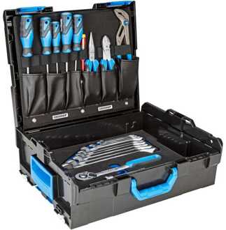 Gedore Gereedschapsset - 30-delig -in L-box - Zwart/blauw