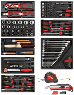 Gedore Gereedschapsset 8 x ES-Modules | 118-dlg - 3301656