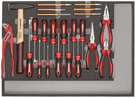 Gedore Gereedschapsset BASIS-Gereedschap | 1/1 CT-Module - 3301686