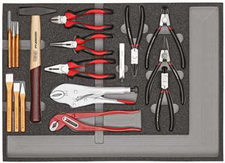 Gedore Gereedschapsset Tangen + Slaggereedschap | CT-Module | 29-dlg - 3301682