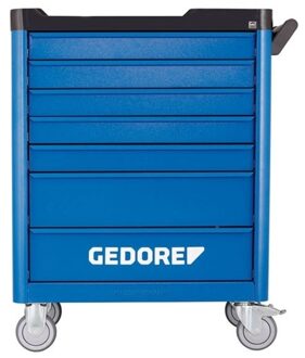 Gedore Gereedschapswagen leeg - 7 Lades - Workster - Blauw, Zwart