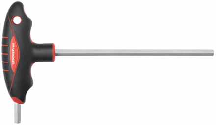 Gedore Haakse Stiftsleutel | 2C-T-greep | 6-kant | SW 3 mm - 3301275