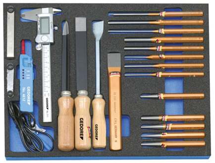 Gedore Hamer/beitelset in module - 2016338