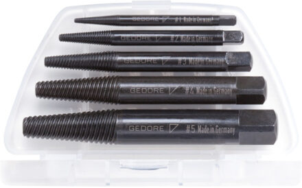 Gedore linkse tapset (5dlg) M3-M18