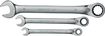 Gedore R07205005 Ringratel-steeksleutelset Omschakelbaar - 5-Delig