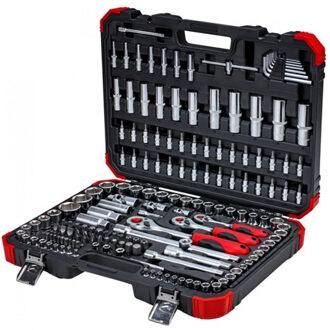 Gedore R45603172 Dopsleutelset 1/4 + 3/8 + 1/2  172-Delig