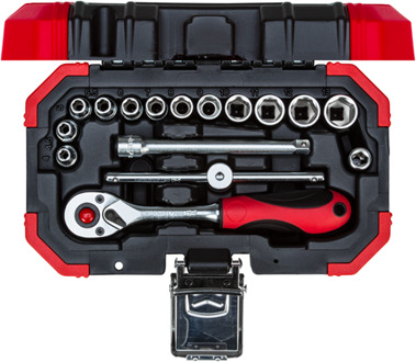 Gedore R49003016 16-delige Dopsleutelset - 1/4''