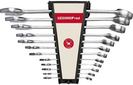 Gedore RED 3300990 R09105012 Ring-steeksleutelset 12-delig