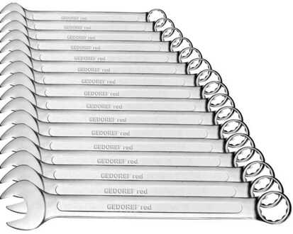 Gedore RED 3301043 R09115016 Ring-steeksleutelset 16-delig