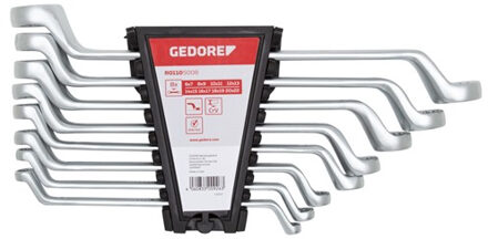 Gedore RED R01105012 3300928 Dubbele ringsleutelset 12-delig