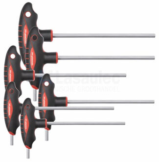 Gedore RED – R38672006 – Schroevendraaierset met 2C-T-greep – 6 delig