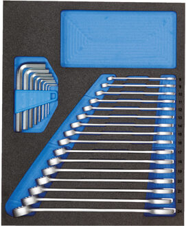 Gedore Ringsteek- stiftsleutelset | 24-delig | In 2/4 CT-module - 2957213