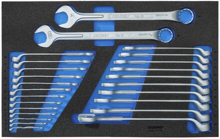 Gedore Ringsteeksleutelset | In module | 27-delig - 3434982