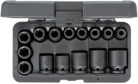 Gedore Slagmoer-dopsleutelset | 1/2" | 15-delig | 10-30 mm - 3459187