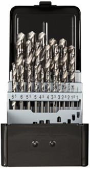 Gedore Spiraalborenset | Diameter 1-13 mm | Per 0,5 Oplopend | 25-delig - 3301613