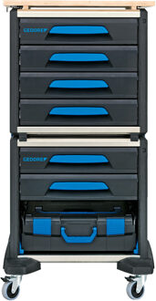 Gedore WorkMo gereedschapswagen 24 B2 | Inclusief gereedschapset 72-delig - 3005186