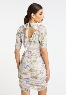 gedrapeerde jurk koosh Roze - XS