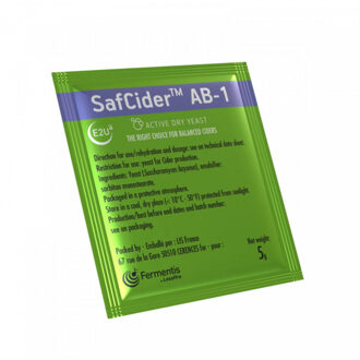 gedroogde gist SafCider AB-1 5 g