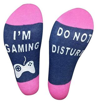 Gedrukt Brief Sport Sokken Universele Casual Stijl Elastische Ademend Katoen Blend Kousen Schoeisel Accessoires PL