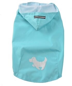 Gedrukt Hond Regenjas Reflecterende Regenjas Hooded Pet Regenjas Puppy Hond Regen Jumpsuit Huisdier Regenkleding Dierbenodigdheden S3 / Xl