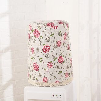 Gedrukt Plant Doek Drinken Fonteinen Vaten Beschermhoes Water Dispenser Stofdicht Cover Huishoudelijke Protector 29*40Cm