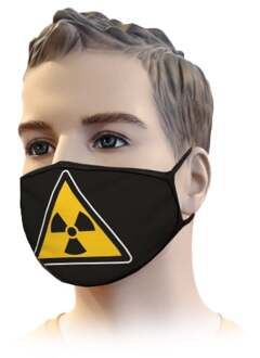 Geeek Mondkapje Streetwear Warning Design | Mond Neus Masker | Mondmasker
