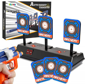 Geeek Schietschijf Target - Schietspel- Speelgoed - Geschikt voor NERF Gun- Met LCD Score teller