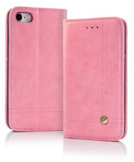 Geeek Smart Prestige Wallet Case voor iPhone 7 / 8 Roze