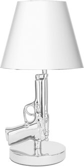 Geeek Tafellamp Beretta 9mm Gun Lamp Zilver