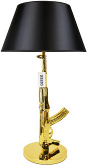 Geeek Tafellamp Vloerlamp AK-47 Gun Lamp Goud
