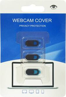 Geeek Webcam Cover Privacy Protector Ultradun - 3 stuks - Webcam Slider - Voor Laptop, Tablet en Telefoon