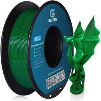 Geeetech PETG Filament for 3D Printer 1.75mm Dimensional Accuracy ±0.03mm 1kg 3D Printing Material Spool (2.2 lbs)