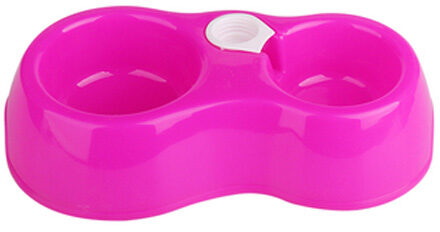 Geekinstyle Draagbare Huisdier Feeder Plastic Dual Port Automatische Feeder Water Drinken Feeding Basin Kommen Voor Katten Honden 1