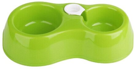 Geekinstyle Draagbare Huisdier Feeder Plastic Dual Port Automatische Feeder Water Drinken Feeding Basin Kommen Voor Katten Honden 2