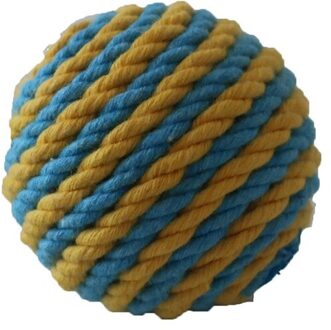Geel Blauw Touw Bal