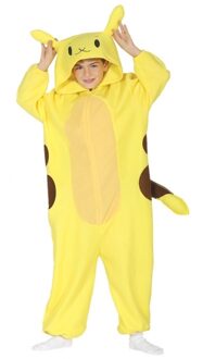 Geel cartoonfiguur jumpsuit voor kinderen