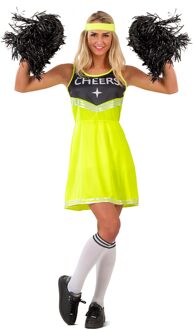 Geel Cheerleader Jurkje Dames Geel - Beige - Creme, Zwart, Wit - Transparant