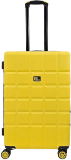 Geel Hard Shell Classic 8 Wheel Cabin Bagagekoffer Reiskoffers