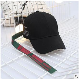 Geel lange riem brief gebogen baseball hoed mannen en vrouwen persoonlijkheid trend wilde bocht schedel cap outdoor leisure baseball cap 2