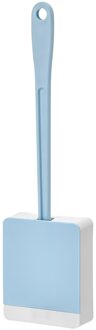 Geen Dode Wc Borstel Water Lekvrije Met Base Siliconen Wc Platte Kop Flexibele Zachte Haren Borstel Met Sneldrogend houder Set BU