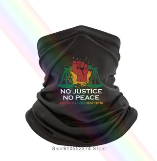 Geen Justice Geen Vrede Blm Zwart Leven Kwestie Bandana