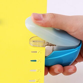 Geen Nagels Nieten Machine Mini Leuke Boek Nietmachine Geen Nietjes nodig Stapleless Nietmachine Papier Nieten Nietmachine Zonder Nietjes