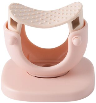 Geen Spoor Gratis Ponsen Zuignap Mop Hanger Mop Haak Badkamer Gratis Punch Mop Houder Mop Clip Voor Keuken Badkamer roze