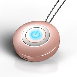Geen Straling Usb Luchtreiniger Persoonlijke Mini Ketting Negatieve Ionen Luchtverfrisser Volwassen Negatieve Noise Luchtreiniger Wearable roze