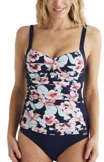 Geena Pink Lillies Protes Tankini Top * Actie * Versch.kleure/Patroon,Roze,Blauw - 36