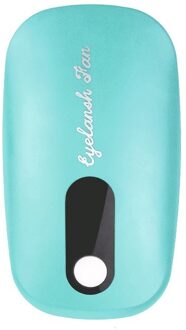 Geënt Wimper Föhn Mini Elektrische Droger Kleine Ventilator Usb Droger Wimper Beauty Tool blauw