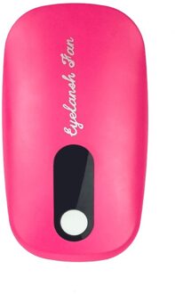 Geënt Wimper Föhn Mini Elektrische Droger Kleine Ventilator Usb Droger Wimper Beauty Tool rood
