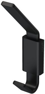 Geesa Frame Handdoekhaak dubbel Zwart 918415-06 Zwart, Zwart